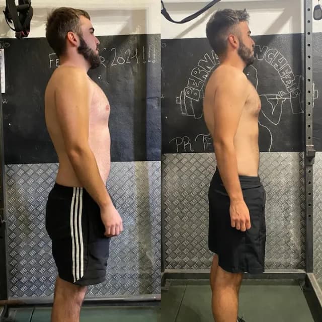 Transformación física de Miquel con Liga Fitness