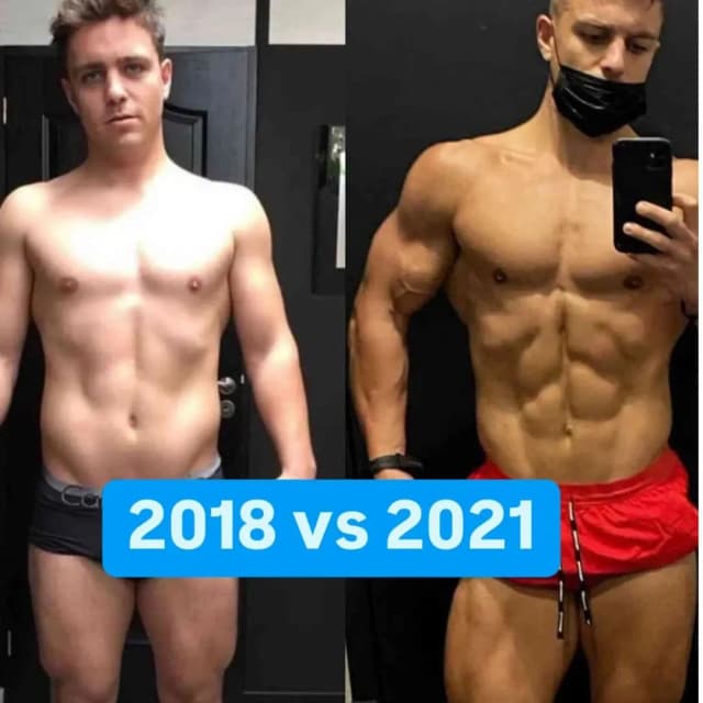 Transformación física de Bernat con Liga Fitness