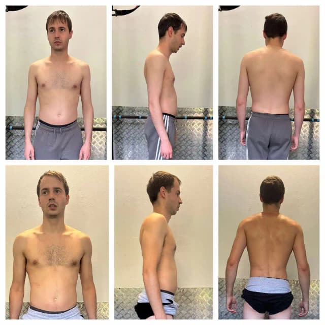 Transformación física de Guillem con Liga Fitness