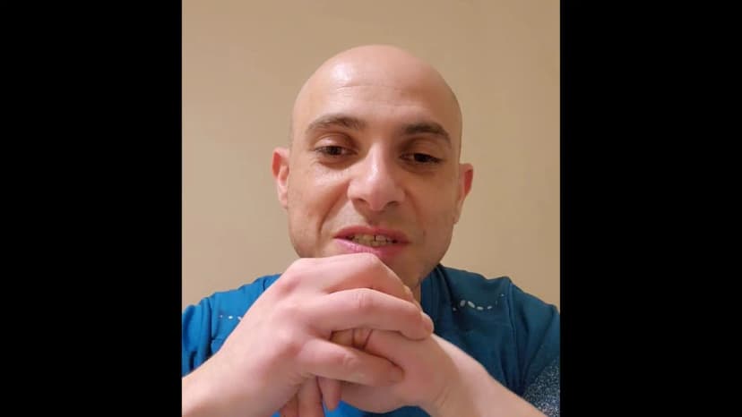 Fotograma del vídeo testimonio de Ricardo