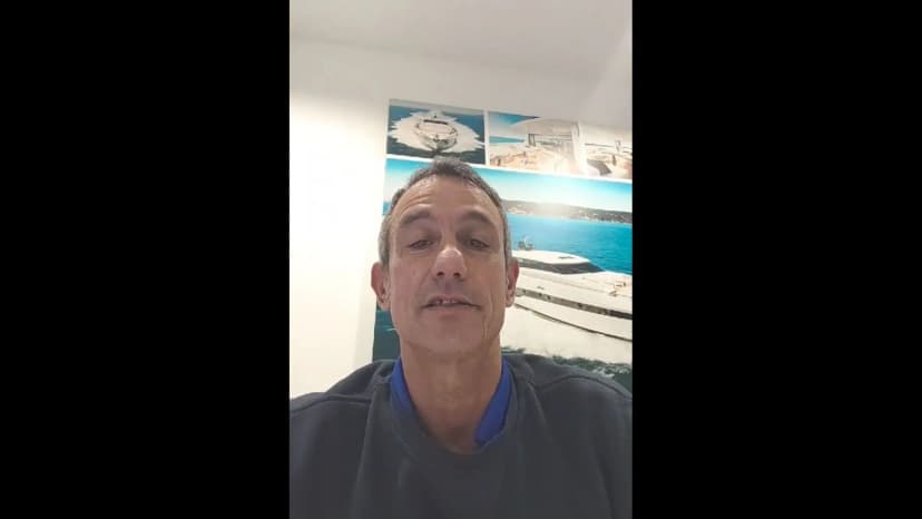 Fotograma del vídeo testimonio de Ferran