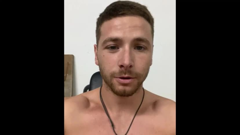 Fotograma del vídeo testimonio de Sebas